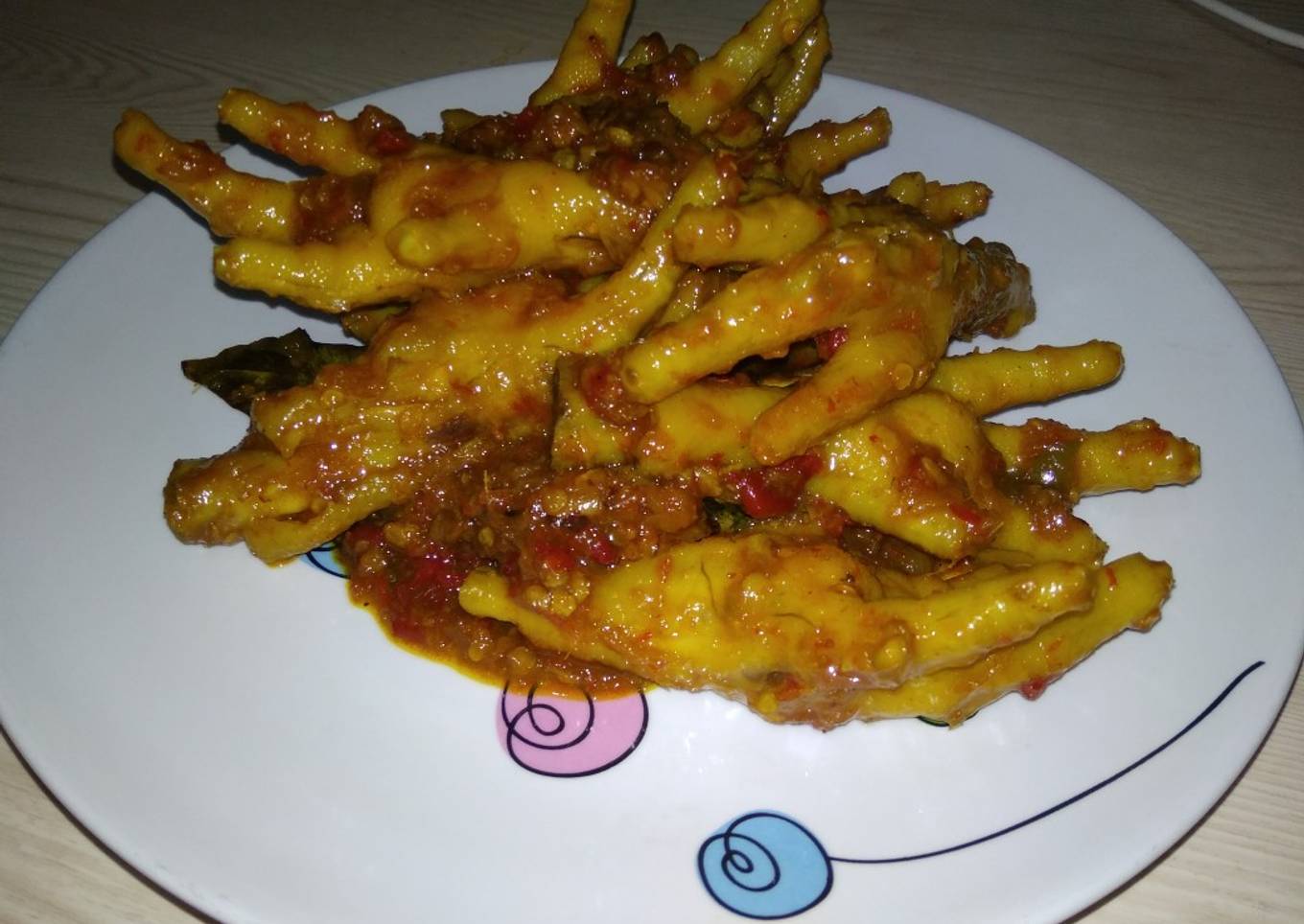 Balado ceker ayam
