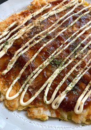 A picture of Wombok Okonomiyaki.