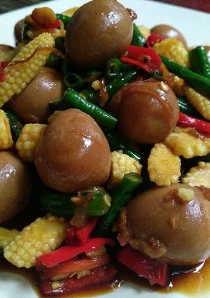 Foto resep Oseng putren telur puyuh