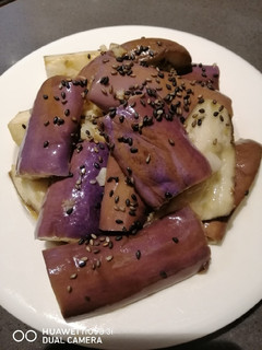A picture of Eggplant with Black Sesame Seed.
