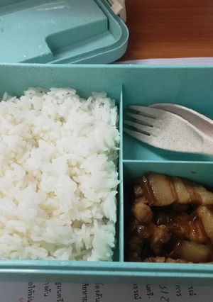 รูปของ ข้าวกล่องหมูหวาน