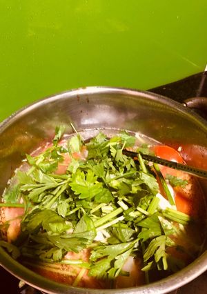 Hình của món Cá bớp nấu ngót.