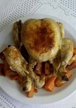 A picture of Lemon and Herb Pot Roast Chicken.