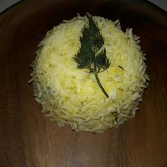 A picture of Saffron Rice.