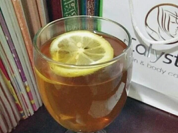 Langkah Gampang Membuat Resep Lemon Tea Sereh Hot 🍹 yang  Bikin Ketagihan Anti Ribet, Mantap