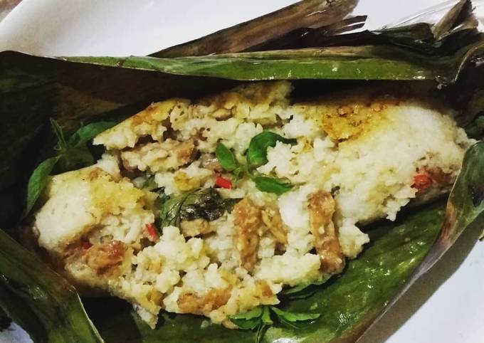 Resep Nasi Bakar Aromatic Teri And Tempe Oleh Fransciska Siska Cookpad