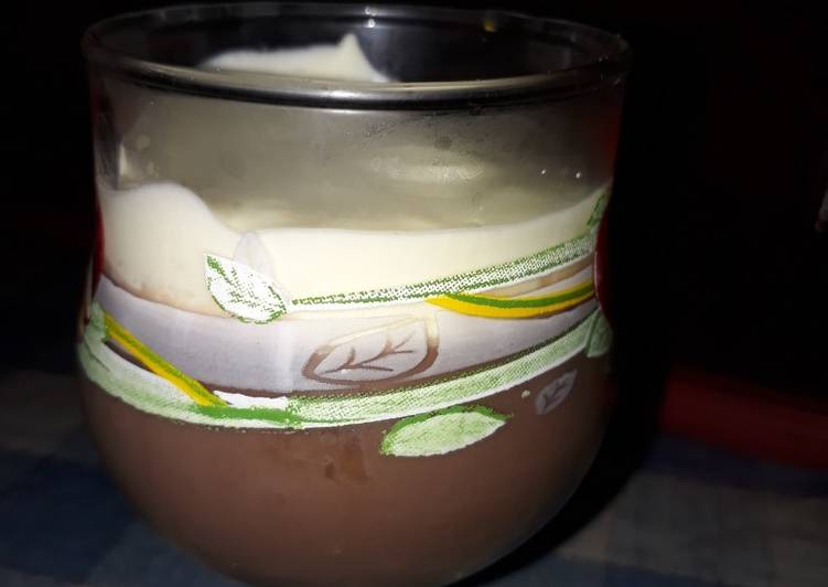 Resep masakan Silky Pudding Cokelat Marie dengan Whipped Cream | Bahan Membuat Silky Pudding Cokelat Marie dengan Whipped Cream Yang Enak dan Simpel