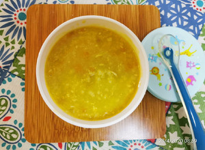 嬰兒副食品 - 南瓜雞肉銀魚乾粥 9m+ 的食譜成品照片