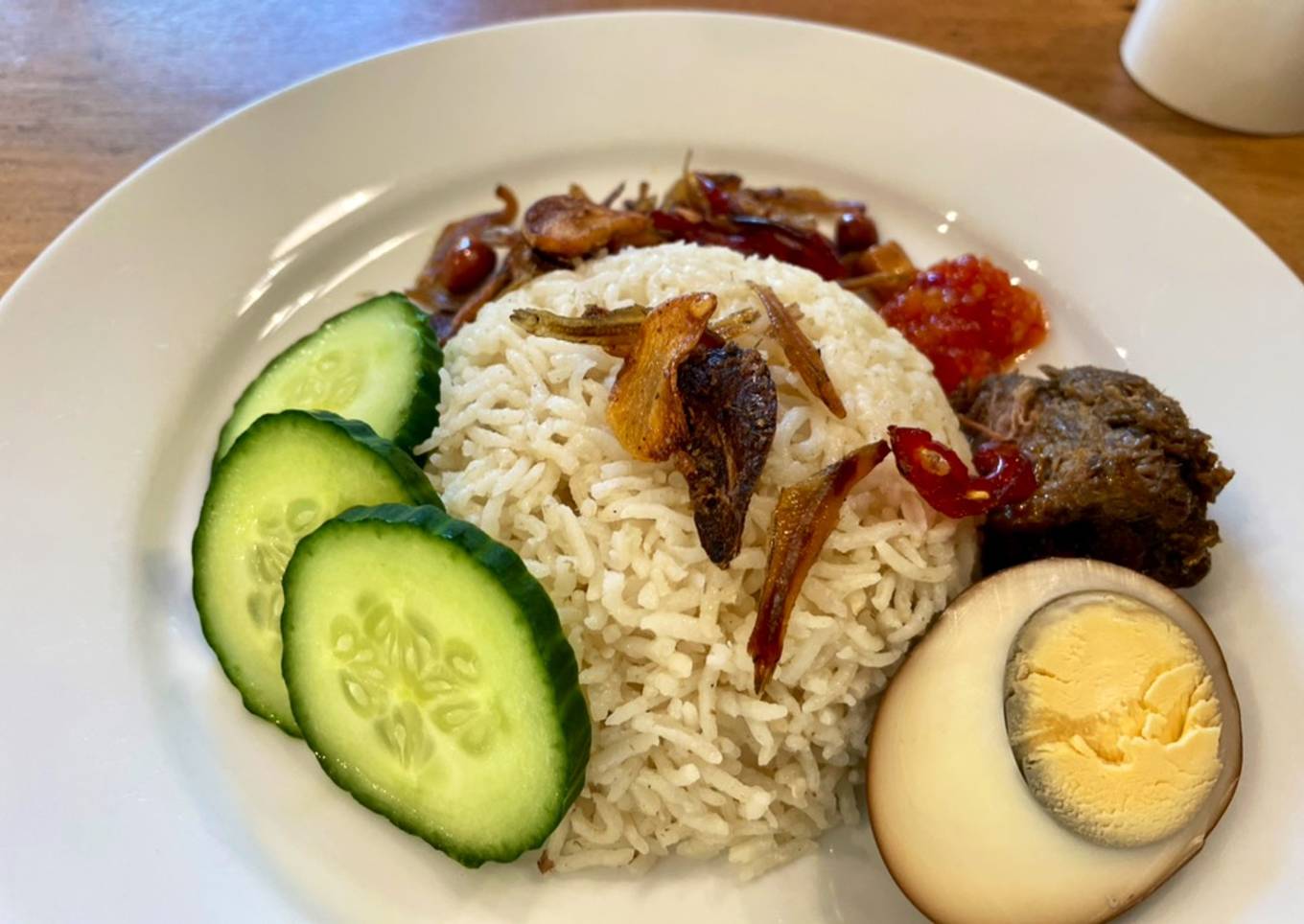Nasi lemak simple
