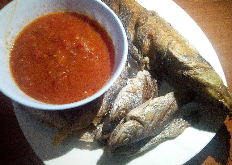 Recipe of Speedy Fried Mud fish with gravy #FishContest