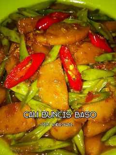Foto resep Cah Buncis Baso