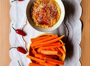 Una foto de Hummus a las siete especias 🌱