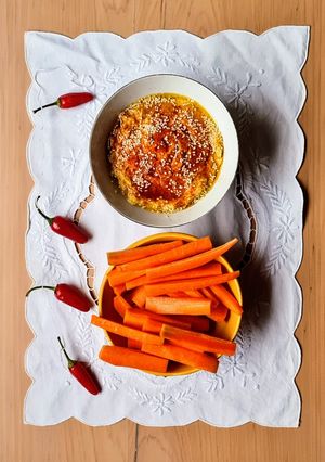 Una foto de Hummus a las siete especias 🌱