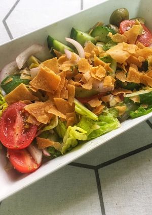 Foto resep Salad sayur simple