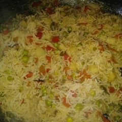 A picture of Mix vegetable rice.