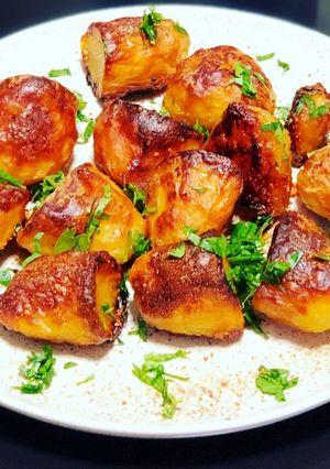 รูปของ มันอบ (Roast Potatoes)