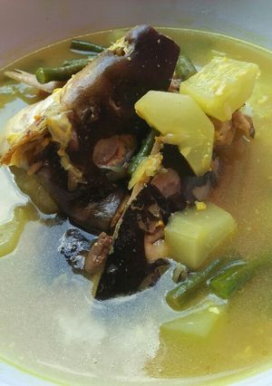 Foto resep Gangan asam kepala patin (gangan banjar)