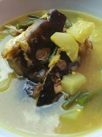 Cara Mudah Menyiapkan Resep Gangan asam kepala patin (gangan banjar) yang Enak Banget Anti Ribet, Lezat Sekali