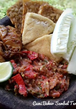 Foto resep Cumi Bakar With Sambal Terasi (simple)