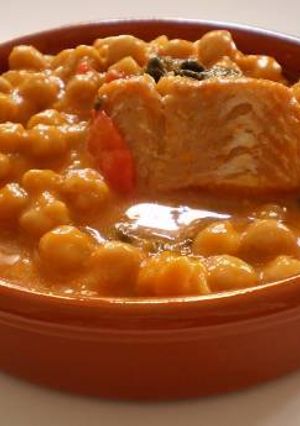 Foto principal de Bacalao con garbanzos