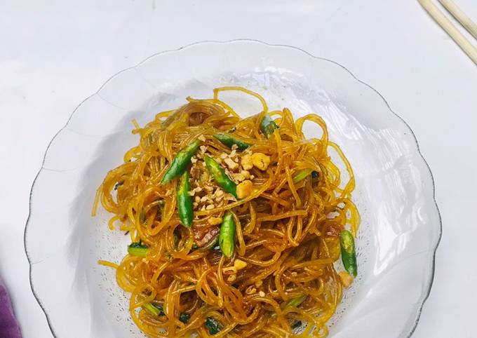 Resep: Tumis Soun Cabe Ijo Ekonomis Untuk Jualan