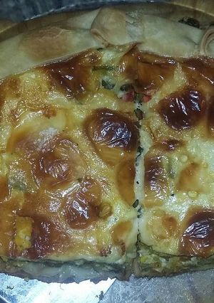 Una foto de Tarta de zapallitos distinta
