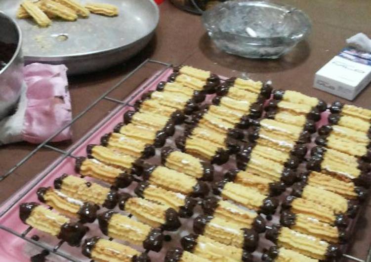 Cara Membuat Kue lebaran Kue kering batang macis yang Wajib Kamu Coba!