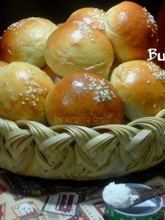 Foto resep Burger Bun atau Roti Burger Tanpa Telur