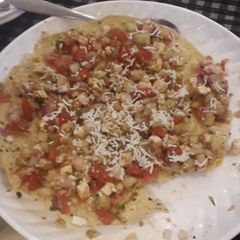 A picture of Masala papad.