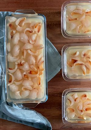 Foto resep Pudding almond leci