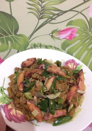 Foto resep Cumi Cabai Hijau