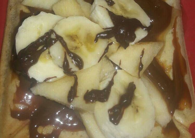 Waffles caseros ideal para postre merienda o desayuno 🤗