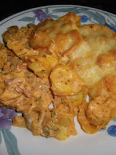 Una foto de Pasta con salsa de la casa