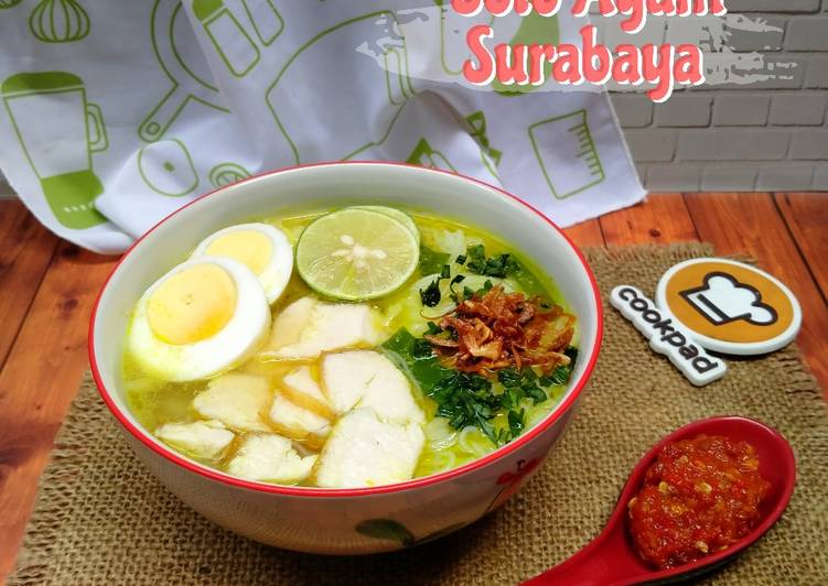 Langkah Mudah Menyiapkan Soto ayam surabaya Yang Lezat Sekali