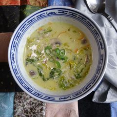 A picture of Creamy Thai Veg Soup.