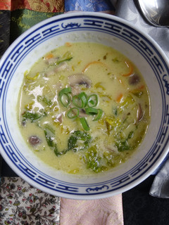 A picture of Creamy Thai Veg Soup.