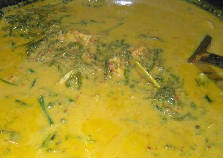 Gulai pakdang (paku+udang)😊 ala chef kasih