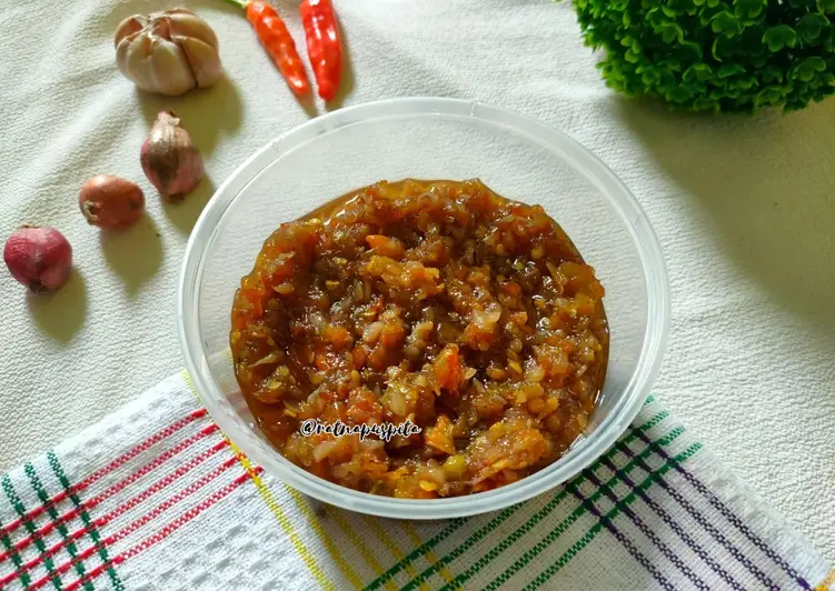 Mudahnya Membuat Sambal Terasi Matang Sedap