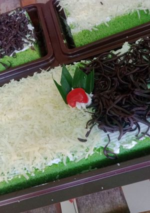Foto resep Resep Brownies kukus pandan enak lembut ekonomis