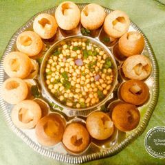 A picture of Raw Mango Pani Puri.
