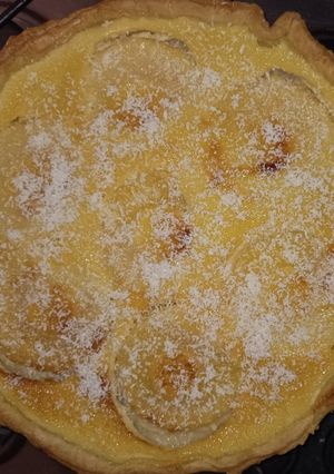 Une photo de Tarte ananas coco