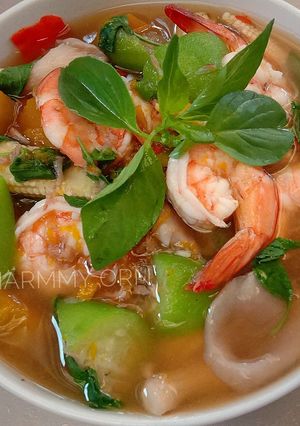รูปของ แกงเลียงกุ้งสด