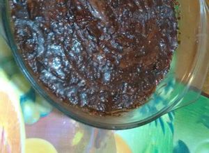 Una foto de Natilla de avellanas con cocoa