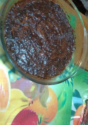 Una foto de Natilla de avellanas con cocoa