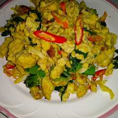 Orak arik telur sawi kol রেসিপির প্রধান ছবি