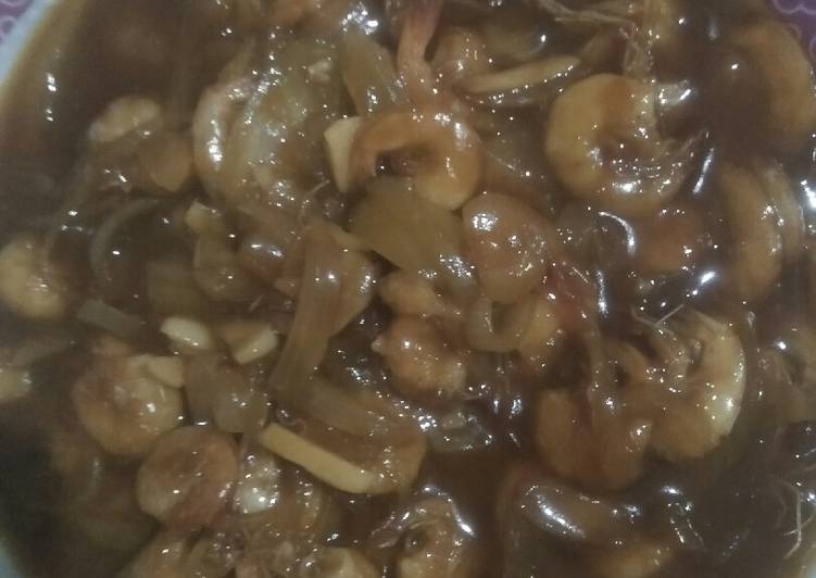 Cara mudah meracik Udang saos inggris yang Lezat Sekali
