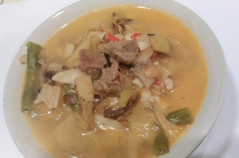 Resep Lodeh Kluwih daging sapi, Bisa Manjain Lidah