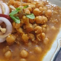 A picture of Chole bhature.