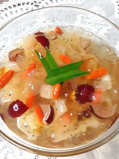 Foto resep Tao Jiao / Peach Gum Dessert