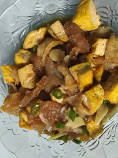 Foto resep Tumis Tahu Kerupuk Kulit